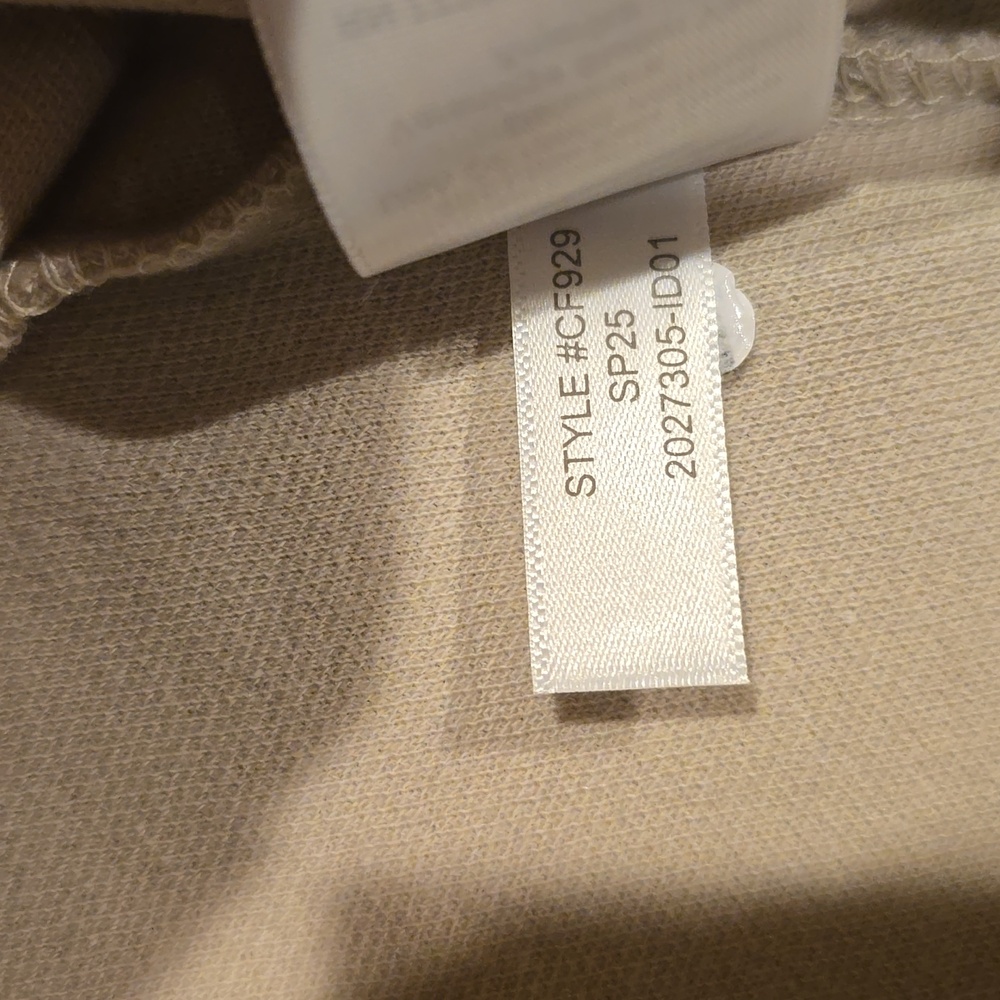 NWT J.CREW Tan PERFORMANCE HALF ZIP PULLOVER SHIRT BR832 SZ S $98 - Picture 7 of 10